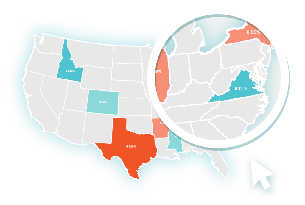 USA Map Vector